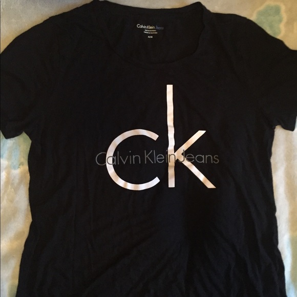 Calvin Klein Black T shirt with logo - Picture 2 of 4